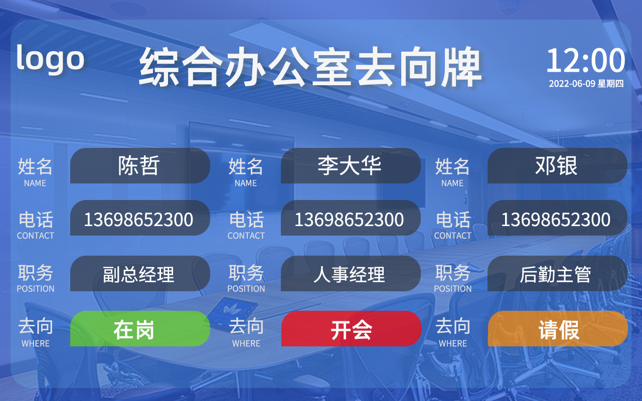 GOODEEY人员去向牌的好处